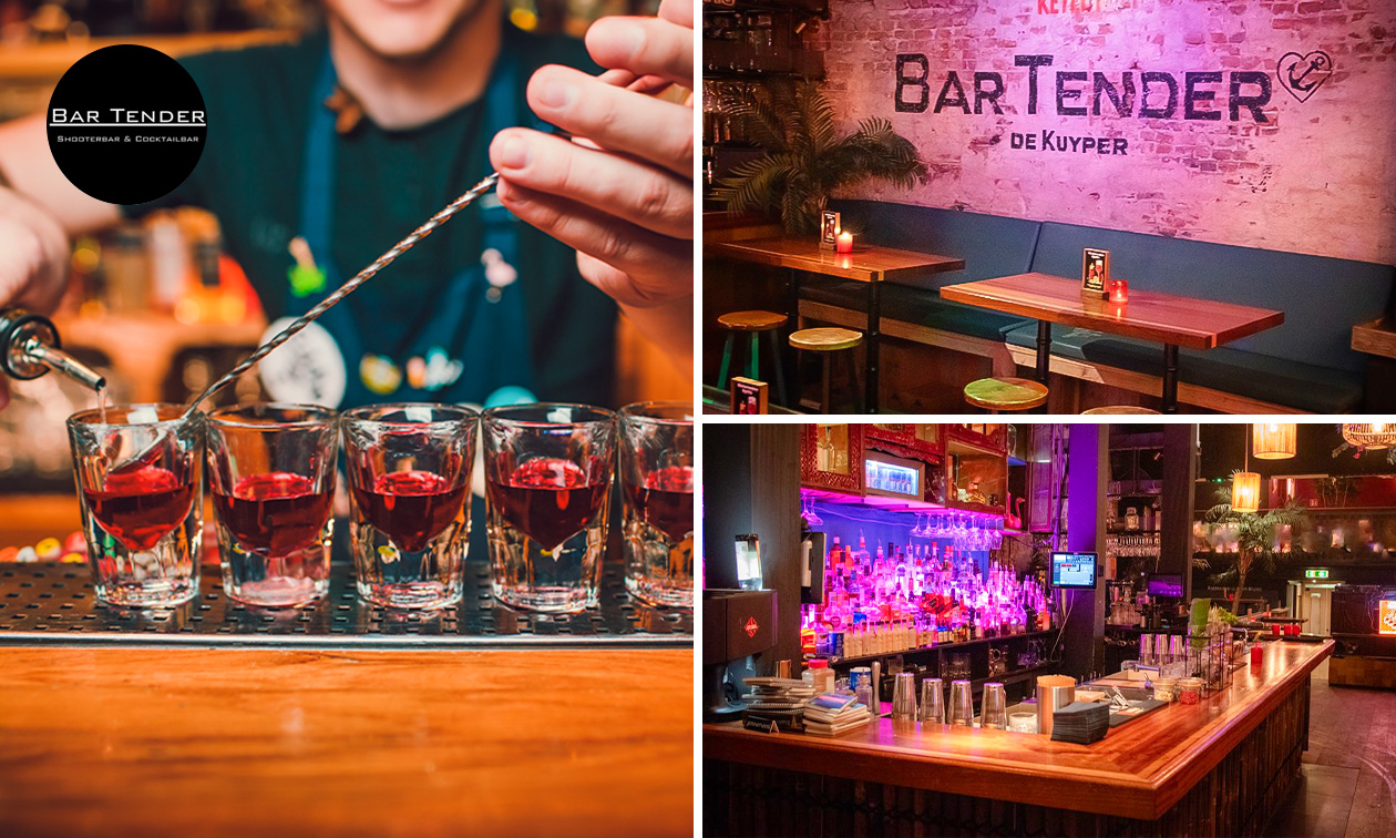 Bar Tender, Shooterworkshop (60 tot 90 min) bij Bar Tender Spare 41% in Rotterdam mit FC Den