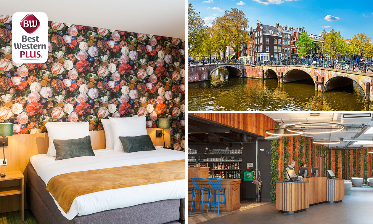 Best Western Plus Amstelveen, Overnachting voor 2 + ontbijt in