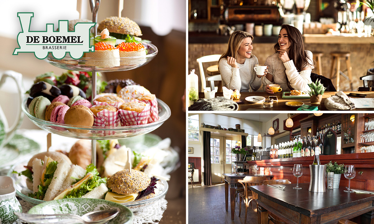 Brasserie de Boemel, High tea (2 uur) bij Brasserie de Boemel