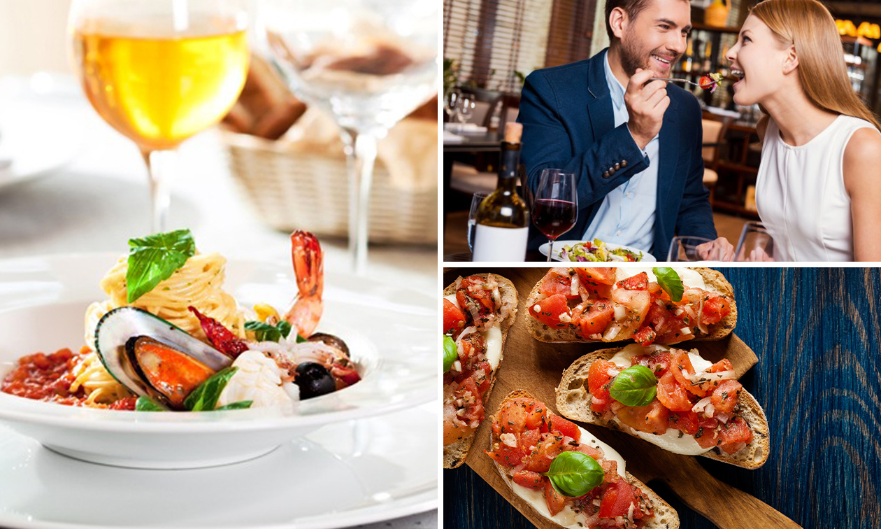 Bruschetta Mia, Italiaans 4-gangen keuzediner bij Bruschetta Mia ...