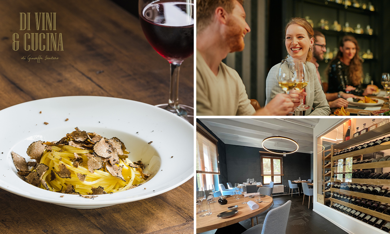 Di Vini e Cucina di Giuseppe Santoro, Menu gastronomique en 3 ou 4