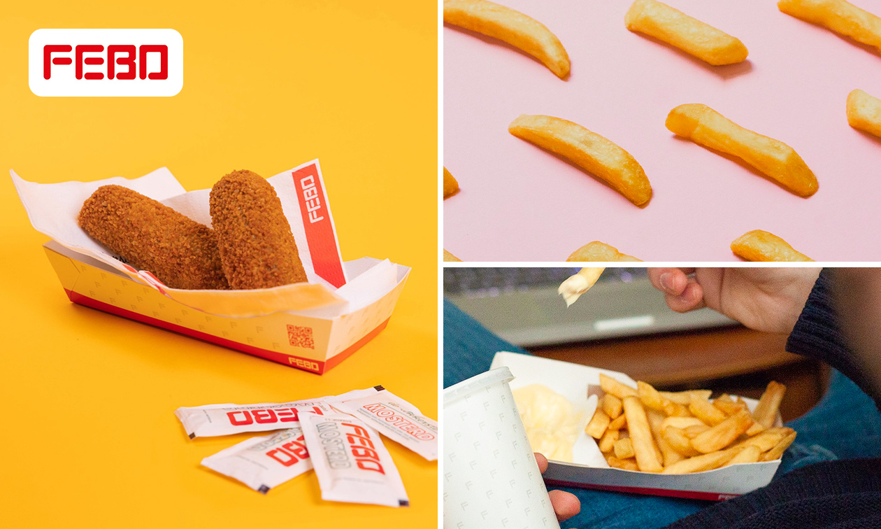 Febo Beverwijk, Friet + saus + snack naar keuze bespaar 43 in Haarlem