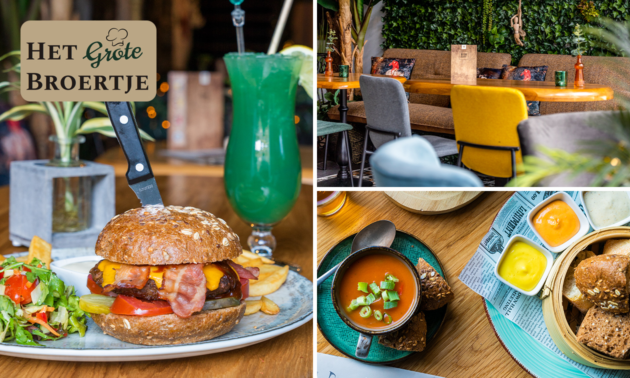 Het Grote Broertje, 3-gangendiner à la carte bij Het Grote Broertje