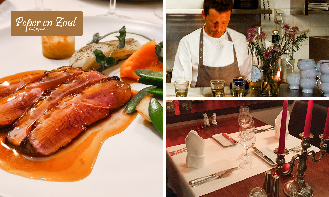 Peper en Zout - Dirk Appeltans, 4-gangendiner + amuse-bouches bij Peper