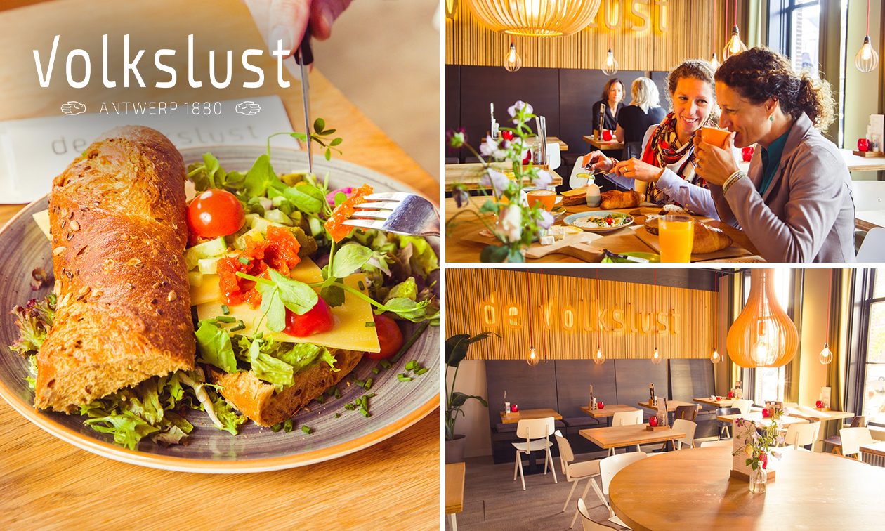 Volkslust Haarlem, 2-gangenlunch à la carte bij Volkslust in