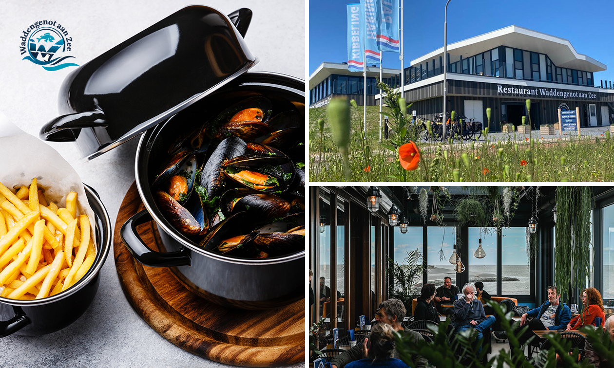 Waddengenot aan Zee, Pannetje mosselen (1 kg) + friet met saus save 44%